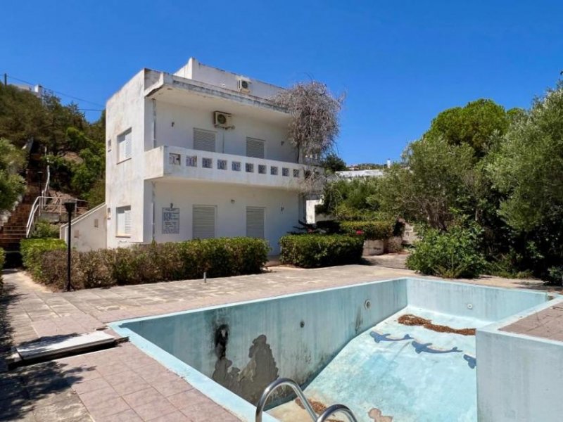 Agios Nikolaos Kreta, Agios Nikolaos: Schöne Ferienwohnungen mit Pool, Garten und Meernähe zur Renovierung Gewerbe kaufen